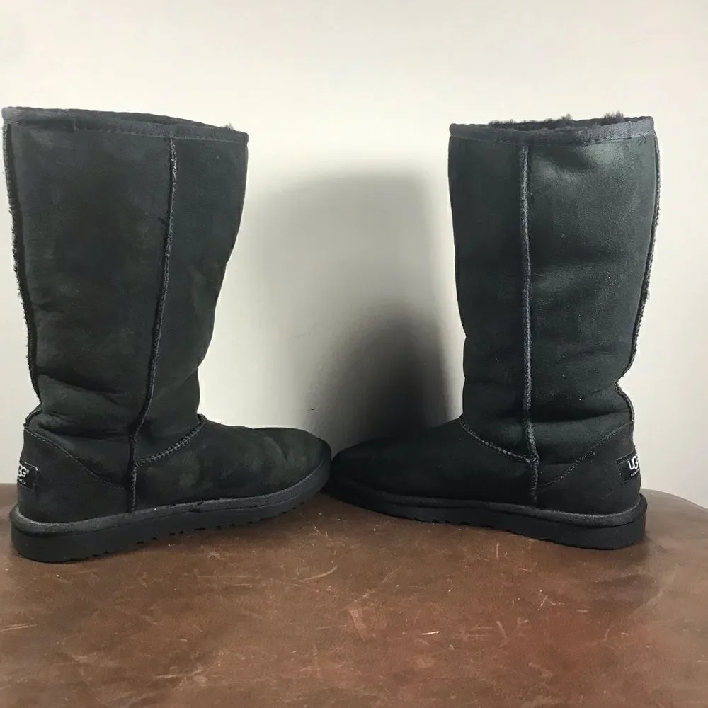 ✅Ugg Tall Classic Black Winter Boots